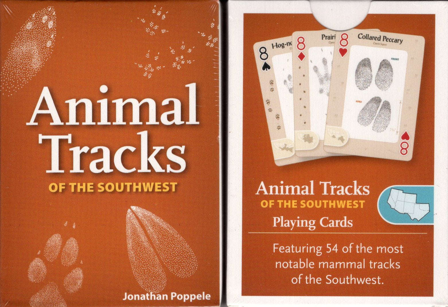 PlayingCardDecks.com-Animal Tracks of the Southwest Playing Cards