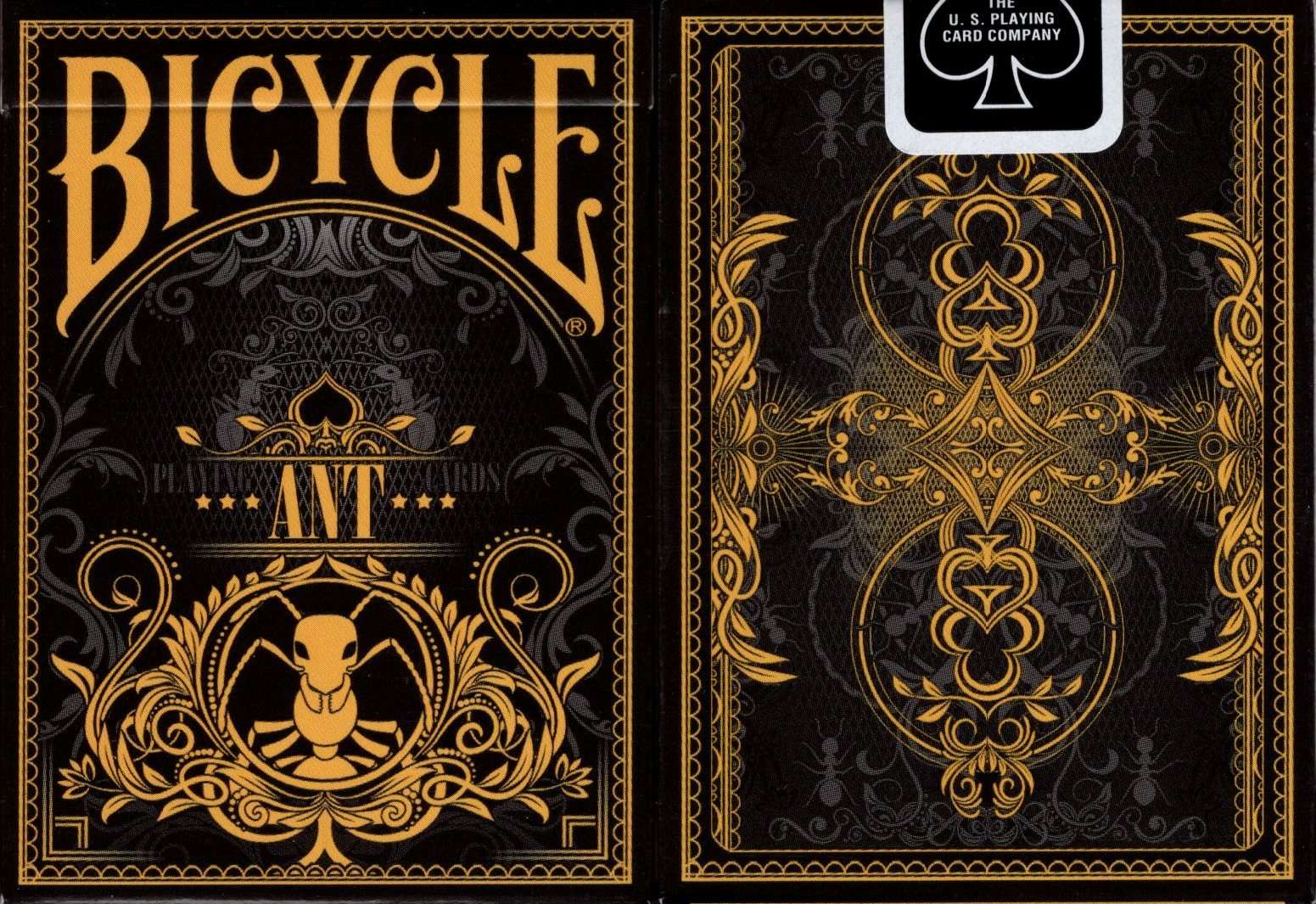 PlayingCardDecks.com-Ant Bicycle Playing Cards: Black