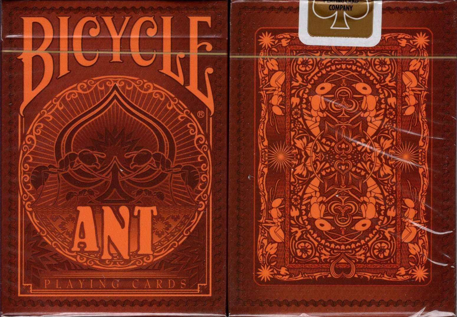 PlayingCardDecks.com-Ant Gilded Bicycle Playing Cards: Red