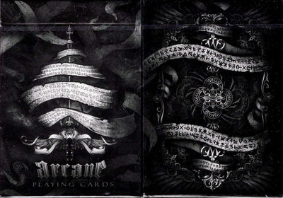 PlayingCardDecks.com-Arcane Black Playing Cards USPCC