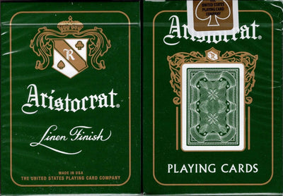 PlayingCardDecks.com-Aristocrat Green Playing Cards USPCC