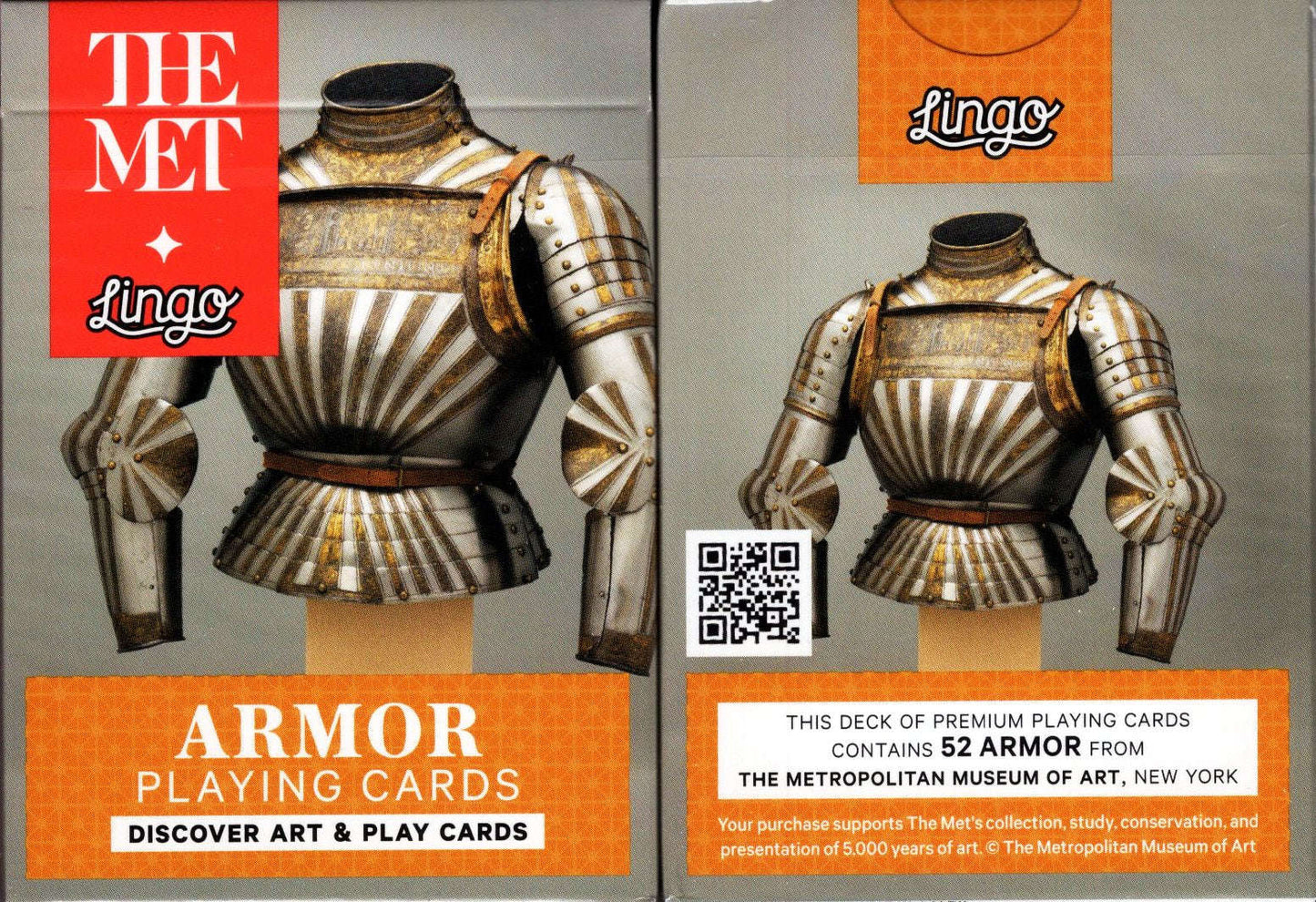 PlayingCardDecks.com-Armor of the Met Playing Cards USPCC