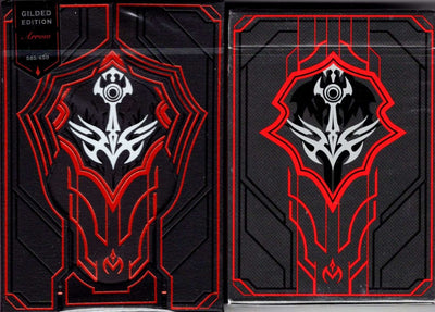 PlayingCardDecks.com-Arrow Gilded Deluxe 2 Deck Set (Classic & Deluxe) Playing Cards USPCC