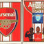 PlayingCardDecks.com-Arsenal Soccer Playing Cards