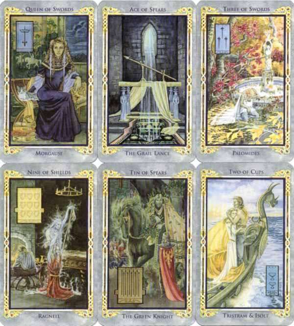 PlayingCardDecks.com-LEGEND the Arthurian Tarot - 78 Card Deck & 72 Page Booklet