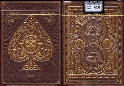 PlayingCardDecks.com-Artisan Gold Playing Cards USPCC