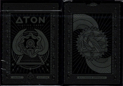 PlayingCardDecks.com-Aton Ebony Playing Cards USPCC