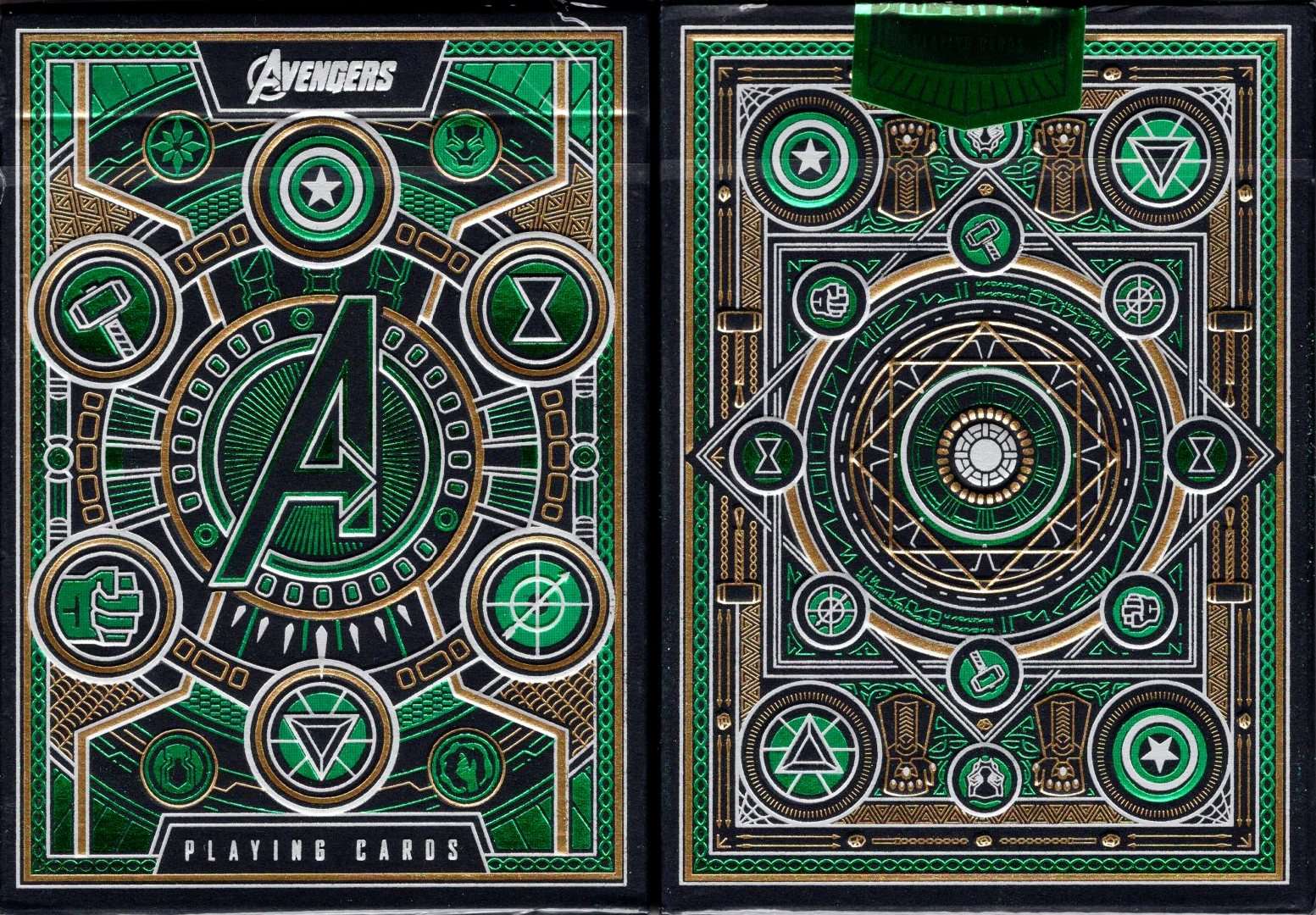 Baraja Avengers: Edición Verde de Theory11 - Bazar de Magia Baraja Avengers: Edición Verde de Theory11 - Bazar de Magia