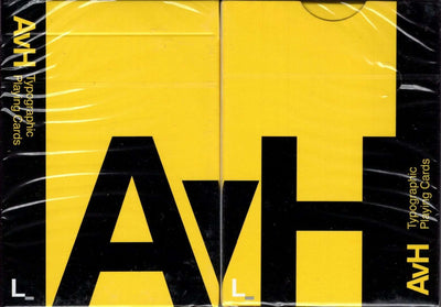 PlayingCardDecks.com-AvH Typographic Playing Cards Cartamundi