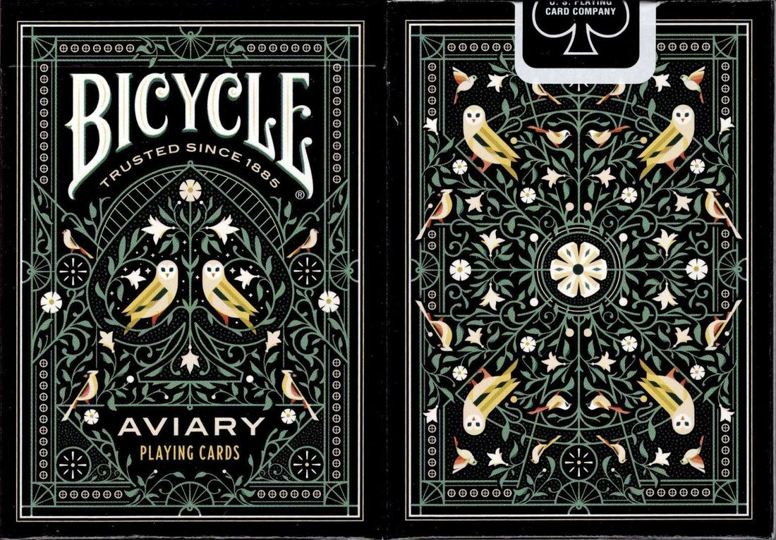 bicycle aviary playing cards