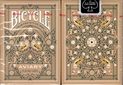 PlayingCardDecks.com-Aviary Tan Bicycle Playing Cards