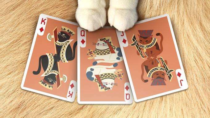 PlayingCardDecks.com-Meow Star Cat Playing Cards USPCC