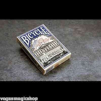 PlayingCardDecks.com-US Presidents v1 Blue Bicycle Playing Cards