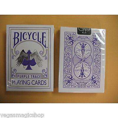 PlayingCardDecks.com-Purple Trace Bicycle Playing Cards Deck