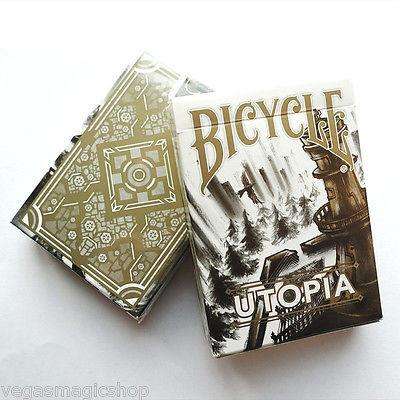 PlayingCardDecks.com-Utopia Gold Bicycle Playing Cards Deck
