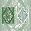PlayingCardDecks.com-Floral Green Playing Cards USPCC