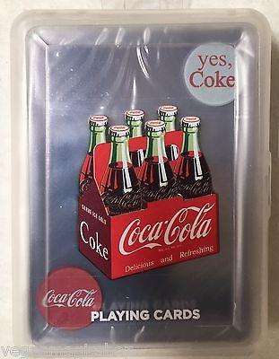 PlayingCardDecks.com-Coca-Cola Coke Clear Plastic Playing Cards Deck