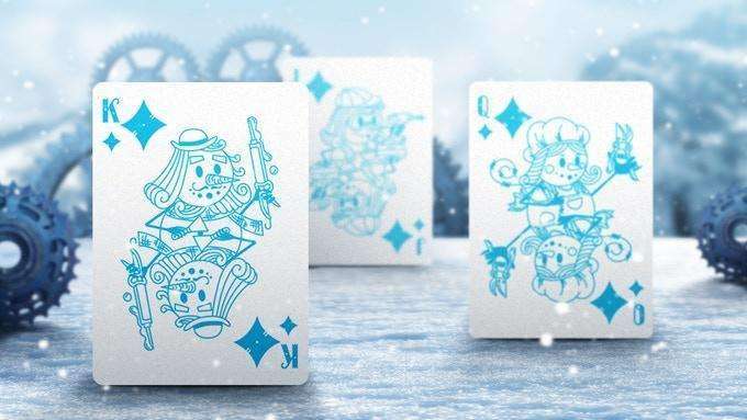 PlayingCardDecks.com-Snowman Factory Playing Cards USPCC (With Special Sleeve)