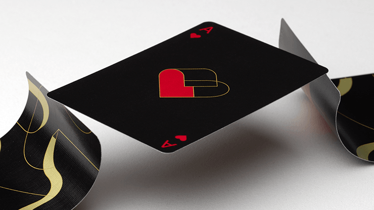 PlayingCardDecks.com-Balance Black Playing Cards USPCC
