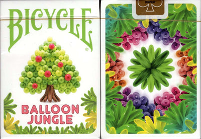 PlayingCardDecks.com-Balloon Jungle Gilded Bicycle Playing Cards