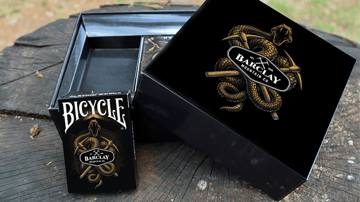 PlayingCardDecks.com-Barclay Mountain Bicycle Playing Card 2 Deck Set in Collector Box