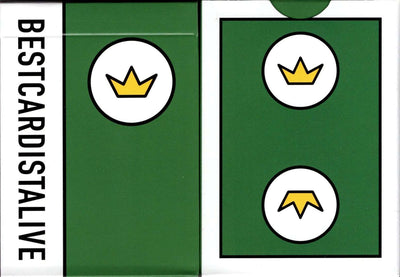 PlayingCardDecks.com-BCA Green Playing Cards USPCC