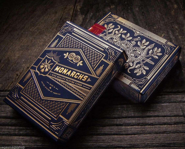 Blue Monarchs Standard Playing Cards Deck USPCC – PlayingCardDecks.com