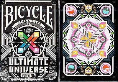 PlayingCardDecks.com-Ultimate Universe Colored & Grayscale Deck Set Bicycle Playing Cards