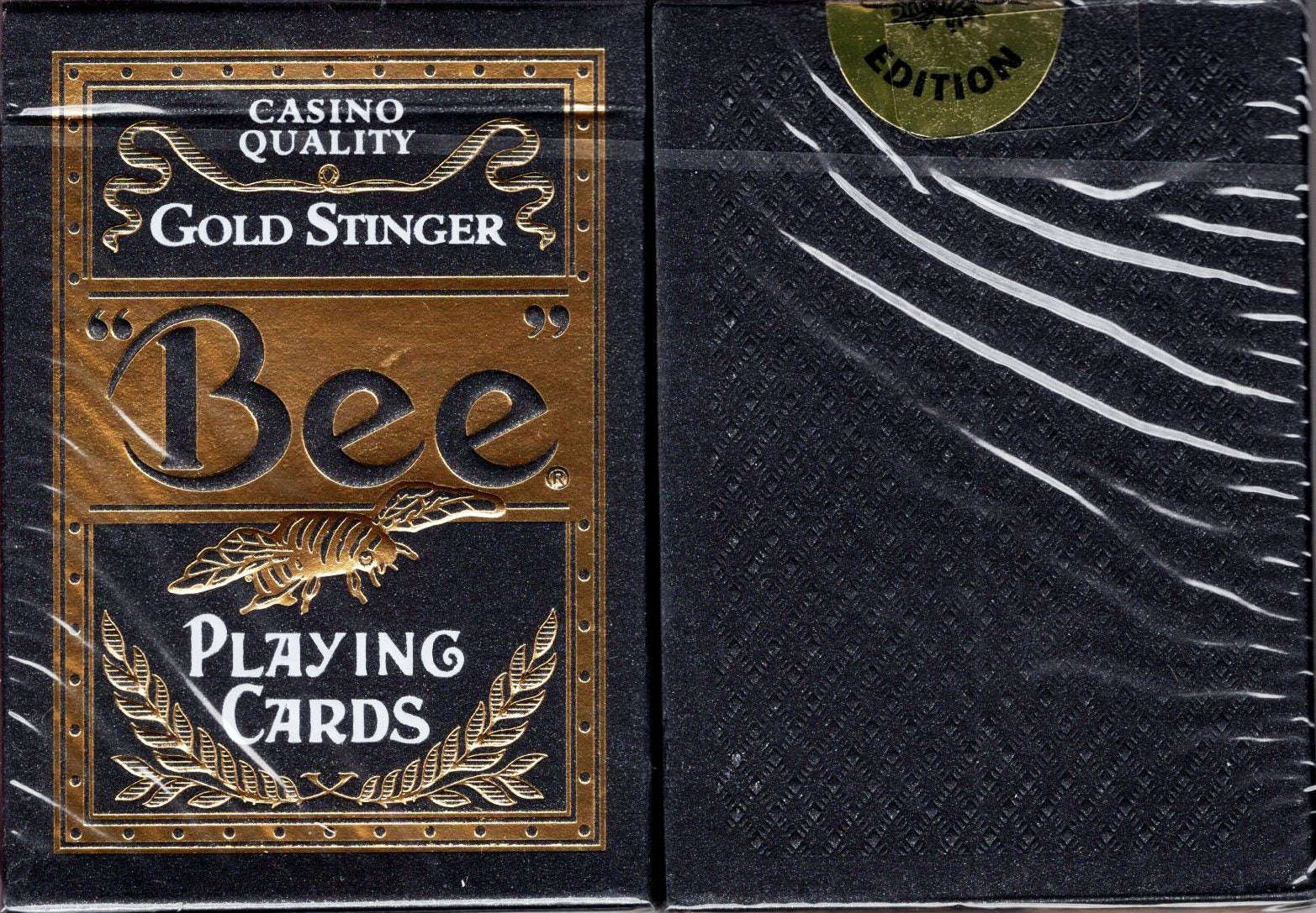 PlayingCardDecks.com-Bee Gold Stinger Playing Cards