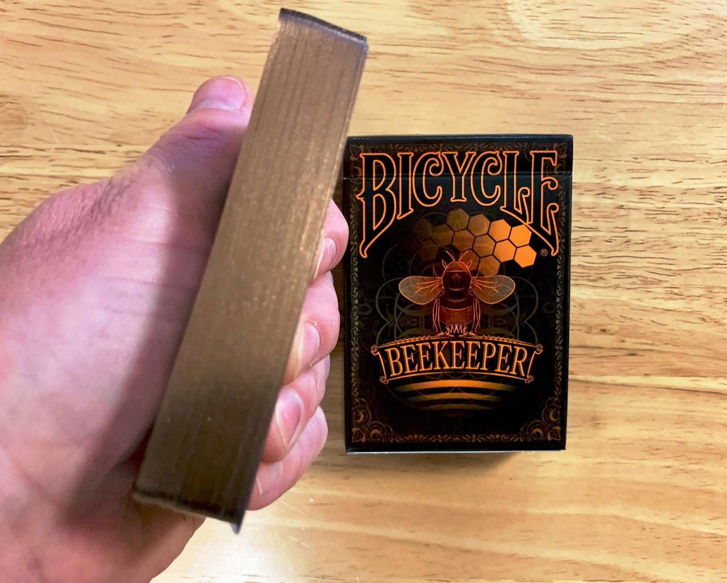 PlayingCardDecks.com-Beekeeper Gilded Bicycle Playing Cards