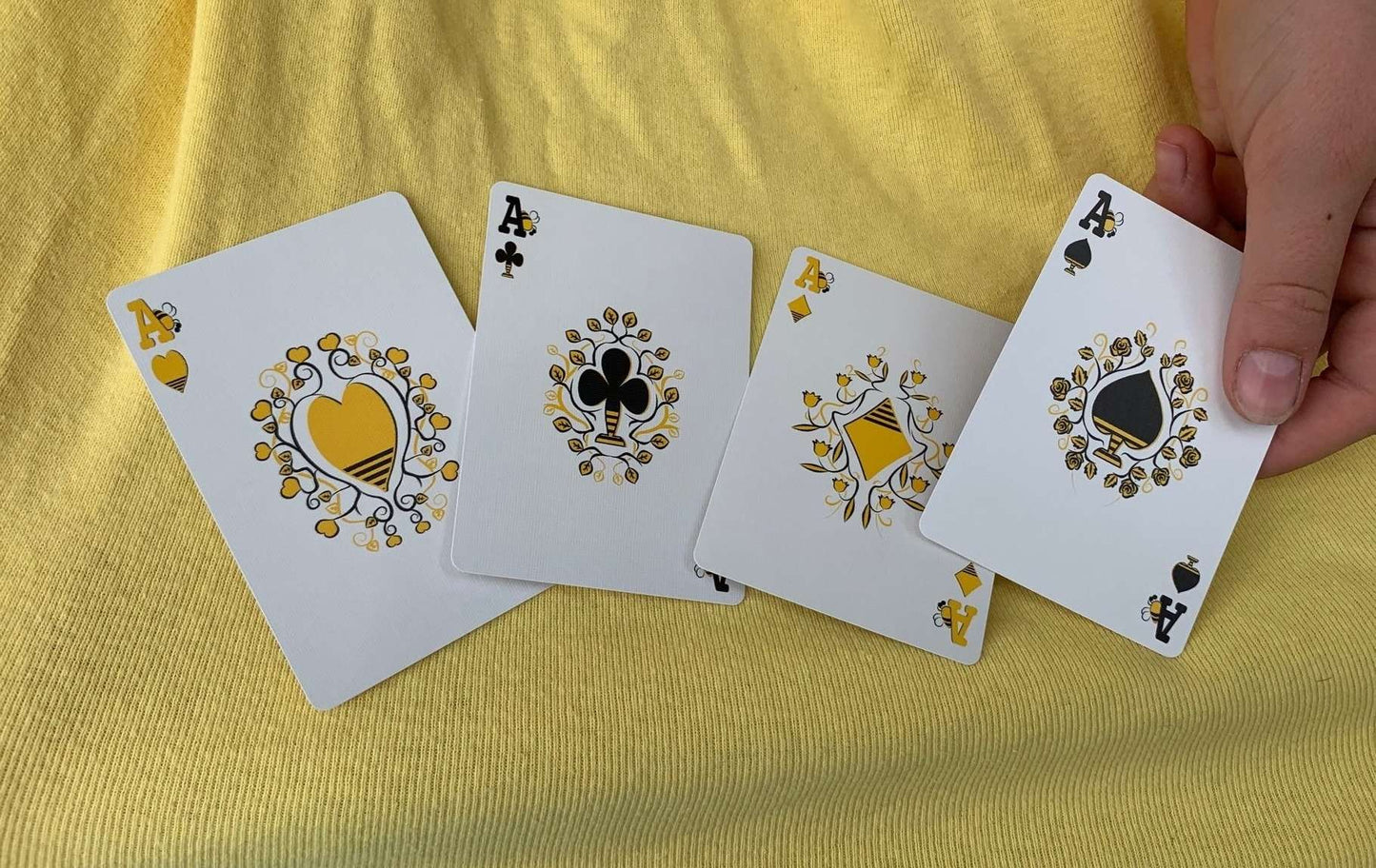 PlayingCardDecks.com-Beekeeper Gilded Bicycle Playing Cards