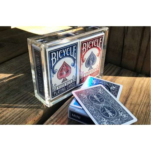 PlayingCardDecks.com-Bicycle Rider Back Mini Playing Cards Deluxe 2 Deck Set