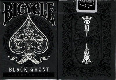 PlayingCardDecks.com-Black Ghost Legacy v2 Bicycle Playing Cards