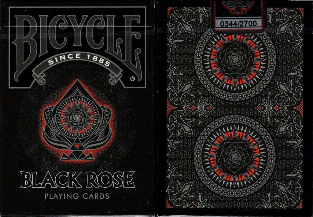 Black Rose Bicycle Playing Cards Deck