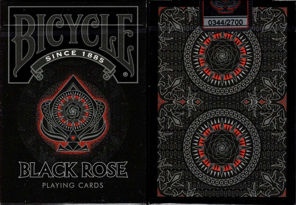 Black Rose Bicycle Playing Cards Deck