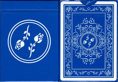 PlayingCardDecks.com-Black Roses Blue Magic Playing Cards USPCC