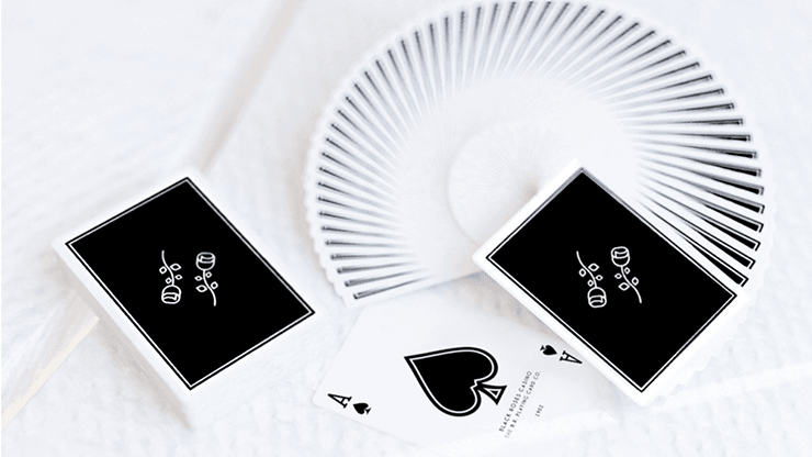 PlayingCardDecks.com-Black Roses Casino Playing Cards USPCC