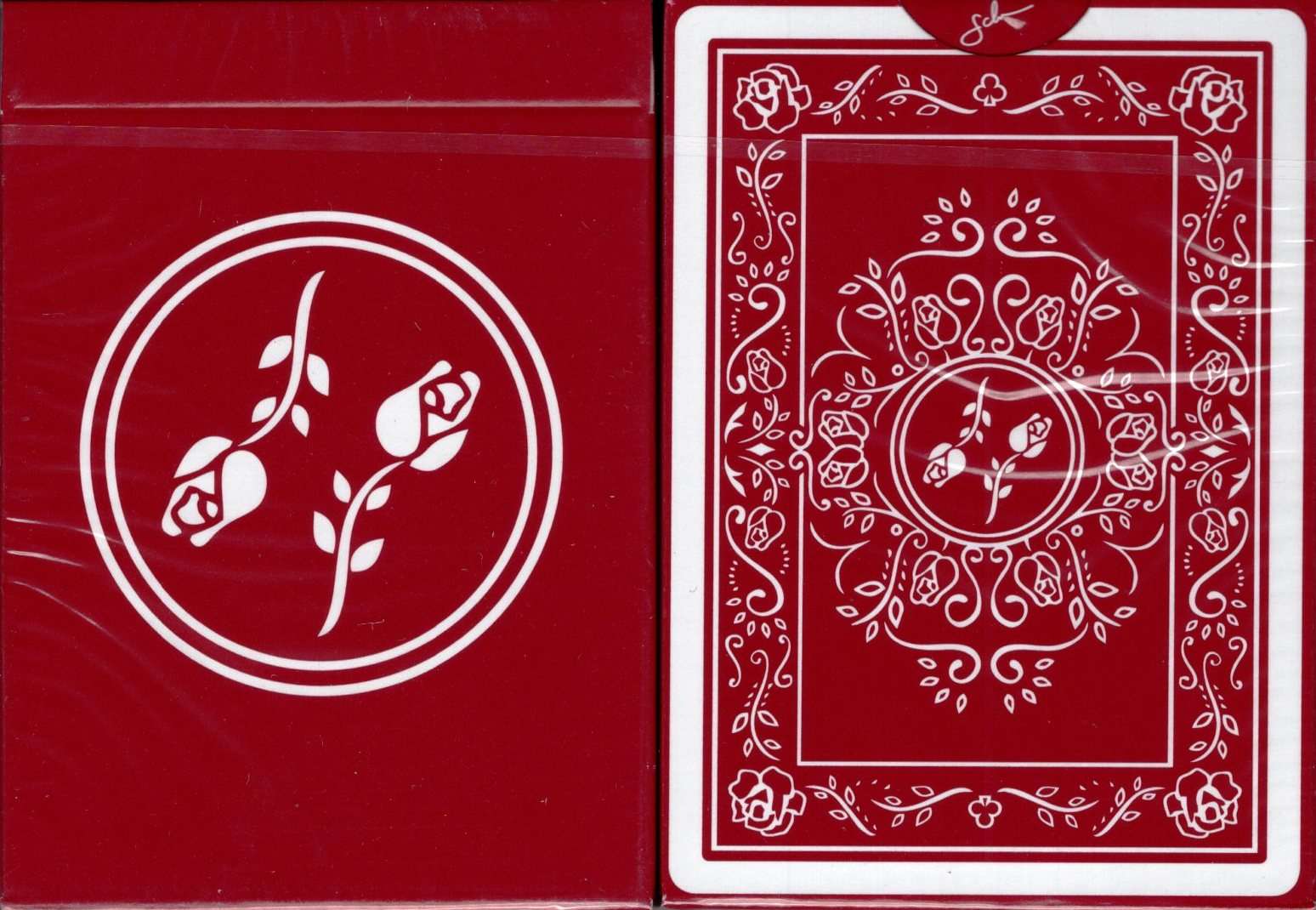 Black Roses Edelrot Marked Playing Cards USPCC – PlayingCardDecks.com