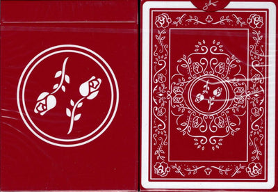 PlayingCardDecks.com-Black Roses Edelrot Marked Playing Cards USPCC