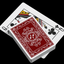 PlayingCardDecks.com-Black Roses Edelrot Mini Playing Cards 2 Deck Set WJPC