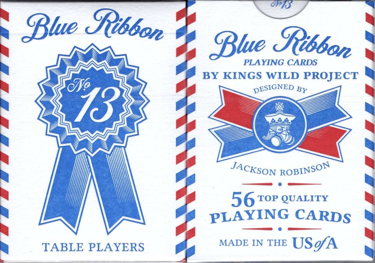 PlayingCardDecks.com-Blue Ribbon Table Players Playing Cards USPCC
