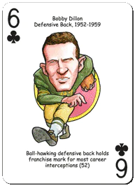 Green Bay Football Heroes Playing Cards