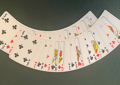 PlayingCardDecks.com-Boomerang Playing Cards Trick / Optical Illusion (3 Sets)