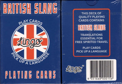 PlayingCardDecks.com-British Slang Lingo Playing Cards