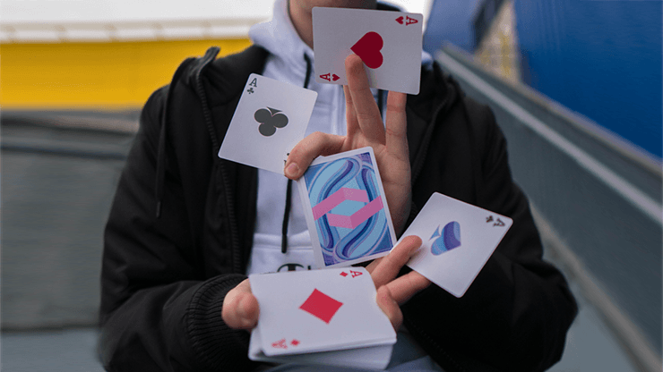 PlayingCardDecks.com-Bubble Gum AEY Catcher Playing Cards Cartamundi