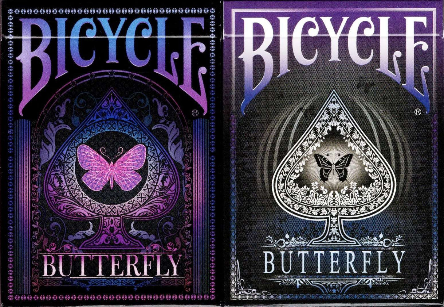 PlayingCardDecks.com-Butterfly Bicycle Playing Cards: 2 Deck Set