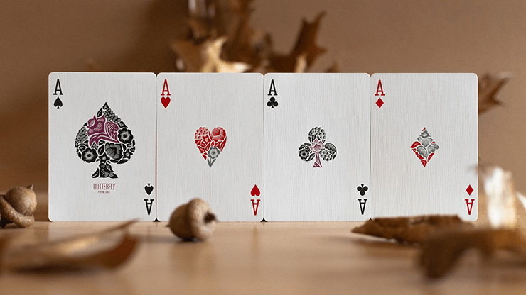 PlayingCardDecks.com-Butterfly Fall Marked Playing Cards Cartamundi
