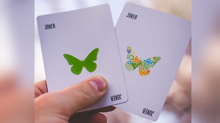 PlayingCardDecks.com-Butterfly Spring Marked Playing Cards Cartamundi