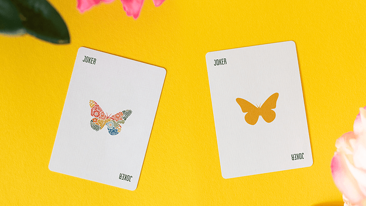 PlayingCardDecks.com-Butterfly Summer Marked Playing Cards Cartamundi