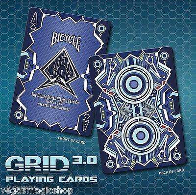 PlayingCardDecks.com-Grid 3.0 Bicycle Playing Cards Deck